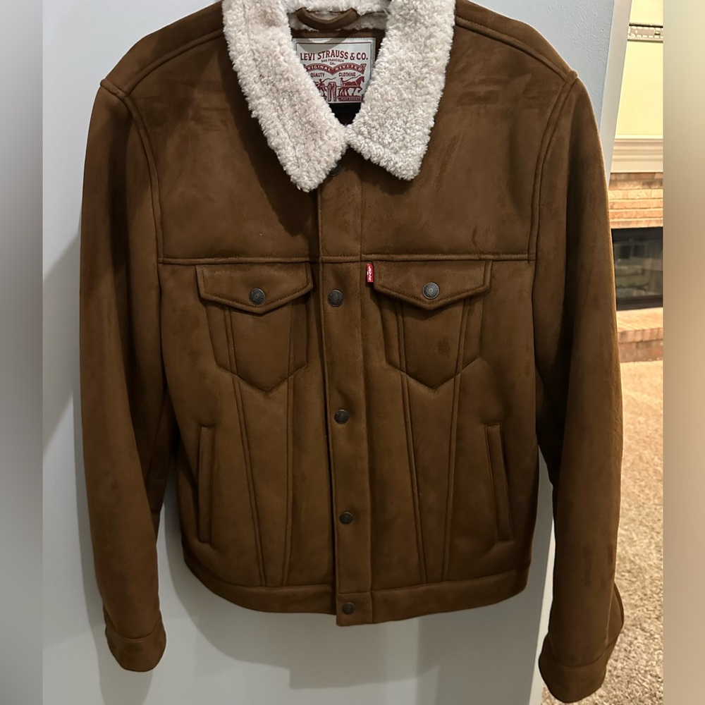 Levi's Sherpa Faux Shearling Men’s Jacket Size M